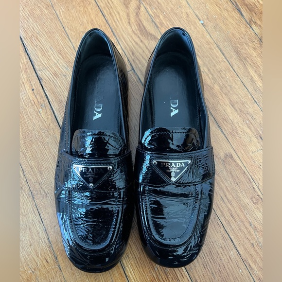 Prada black leather loafers - Picture 5 of 7